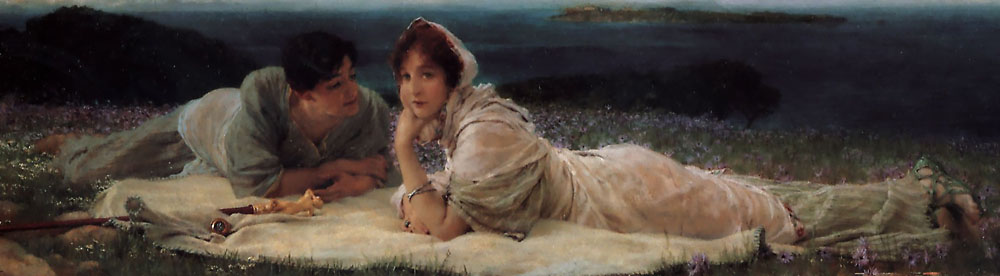 A World Of Their Own by Lawrence Alma-Tadema